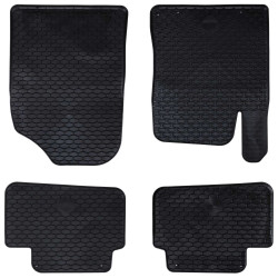 Tapete de carro 4 unid. adequado para hyundai i30 2017 borracha