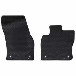 Tapete de carro 2 unid. adequado para vw caddy 2020- borracha