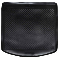 Tapete de porta-malas preto borracha
