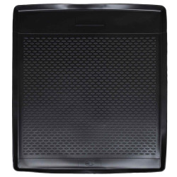 Tapete de porta-malas preto borracha