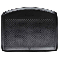 Tapete de porta-malas preto borracha