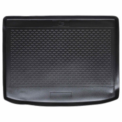 Tapete de porta-malas preto adequado para vw tiguan 2007-2016