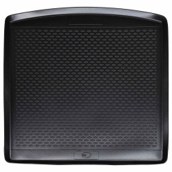 Tapete de porta-malas preto adequado para kodiaq tdi 5m 2024-