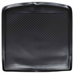 Tapete de porta-malas preto compatível com audi a4 avant 2015-
