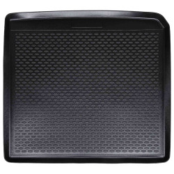 Tapete de porta-malas preto borracha
