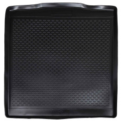 Tapete de porta-malas preto borracha