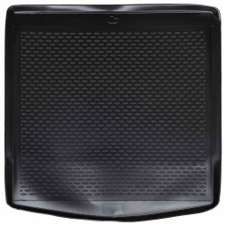 Tapete de porta-malas preto borracha