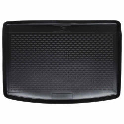 Tapete de porta-malas preto compatível com seat arona 2017-