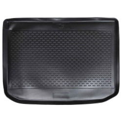 Tapete de porta-malas preto borracha
