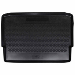 Tapete de porta-malas preto suitable for opel crossland x 2017-
