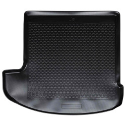 Tapete de porta-malas preto borracha