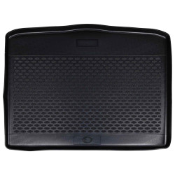 Tapete de porta-malas preto adequado para 500x 2014- borracha
