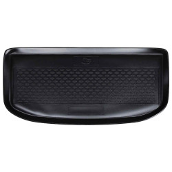 Tapete de porta-malas preto adequado para vw up 2012- borracha