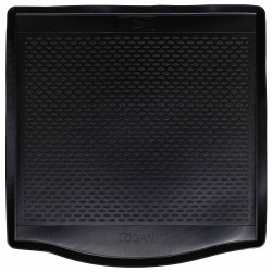 Tapete de porta-malas preto adequado para dacia logan 2012-2020