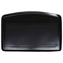 Tapete de porta-malas preto adequado para mazda cx-3 2019-