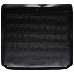 Tapete de porta-malas preto borracha