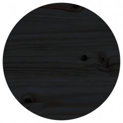 Tampo de mesa pinho maciço Ø30x2,5 cm preto - Imagen 1