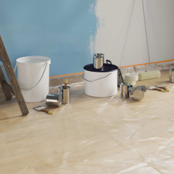 Folha de poeira com fita adesiva 12 unid. transparente HDPE