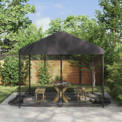 Rede mosquiteira para gazebo 220 mesh preto 3,6 x 3 x 2 m