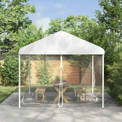 Rede mosquiteira para gazebo 220 mesh branco 3,6 x 3,6 x 2 cm
