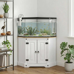 Suporte para aquário corona branco 70 x 70 x 73 cm 300 kg