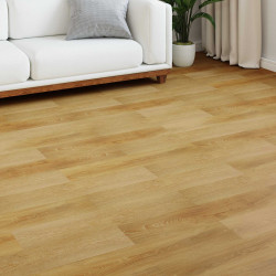 Piso laminado marrom dourado 101 x 20 x 0,8 cm 15 unid.