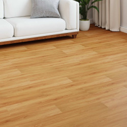 Piso laminado castanho quente 101 x 20 x 0,8 cm 15 unid.