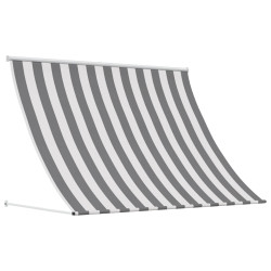 Toldo antracite e branco 400 x 150 cm