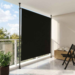 Cortina rolô exterior preto 100 x 270 cm