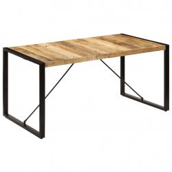 Mesa de jantar 160x80x75 cm madeira de mangueira maciça - Imagen 1