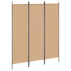 Divisor de ambiente bege 150 x 180 cm tecido