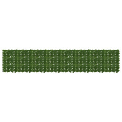 Tela de varanda com folhas verde 400 x 75 cm