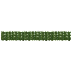 Tela de varanda com folhas verde 600 x 75 cm
