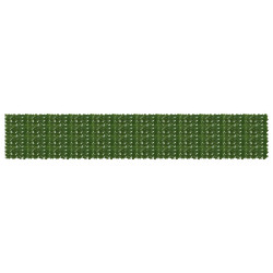 Tela de varanda com folhas verde 600 x 100 cm