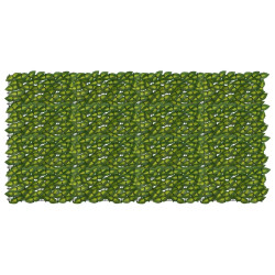 Tela de varanda com folhas verde e amarelo 200 x 100 cm