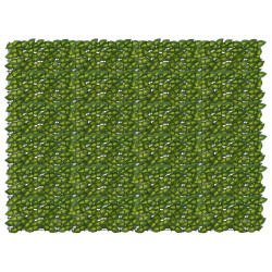 Tela de varanda com folhas verde e amarelo 200 x 150 cm