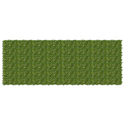 Tela de varanda com folhas verde e amarelo 400 x 150 cm