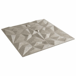 Painéis de parede 12 unid. 50 x 50 cm beton ametista espuma xps