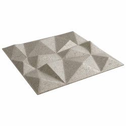 Painéis de parede 12 unid. 50 x 50 cm beton diamante espuma xps