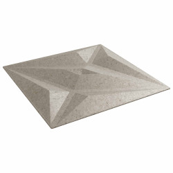 Painéis de parede 48 unid. 50 x 50 cm beton estrela espuma xps