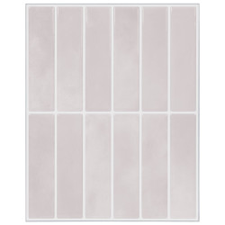 Azulejo retangular 10 unid. bege 29 x 23 x 0,08 cm