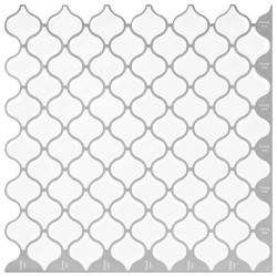 Azulejo lanturn 50 unid. branco 27 x 27 cm poliuretano e PET