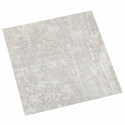 Pranchas de piso autoadesivo cinzento-claro 30,5 x 30,5 cm