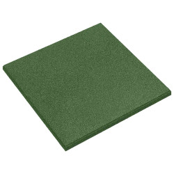 Azulejos de proteção contra quedas 6 unid. verde 50 x 50 cm