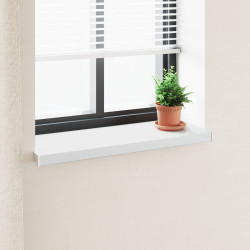 Soleira de janela branco 80 x 35 x 4,5 cm PVC