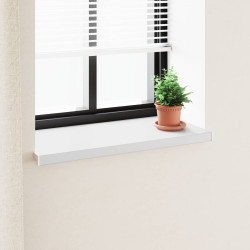 Soleira de janela branco 80 x 45 x 4,5 cm PVC