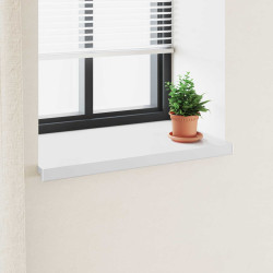 Soleira de janela branco 80 x 50 x 4,5 cm PVC