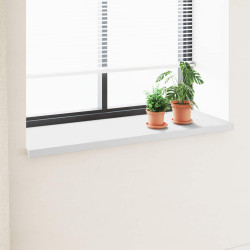 Soleira de janela branco 140 x 50 x 4,5 cm PVC