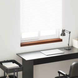 Soleira de janela madeira marrom 100 x 15 x 4,5 cm PVC
