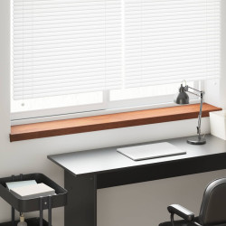 Soleira de janela madeira marrom 140 x 25 x 4,5 cm PVC